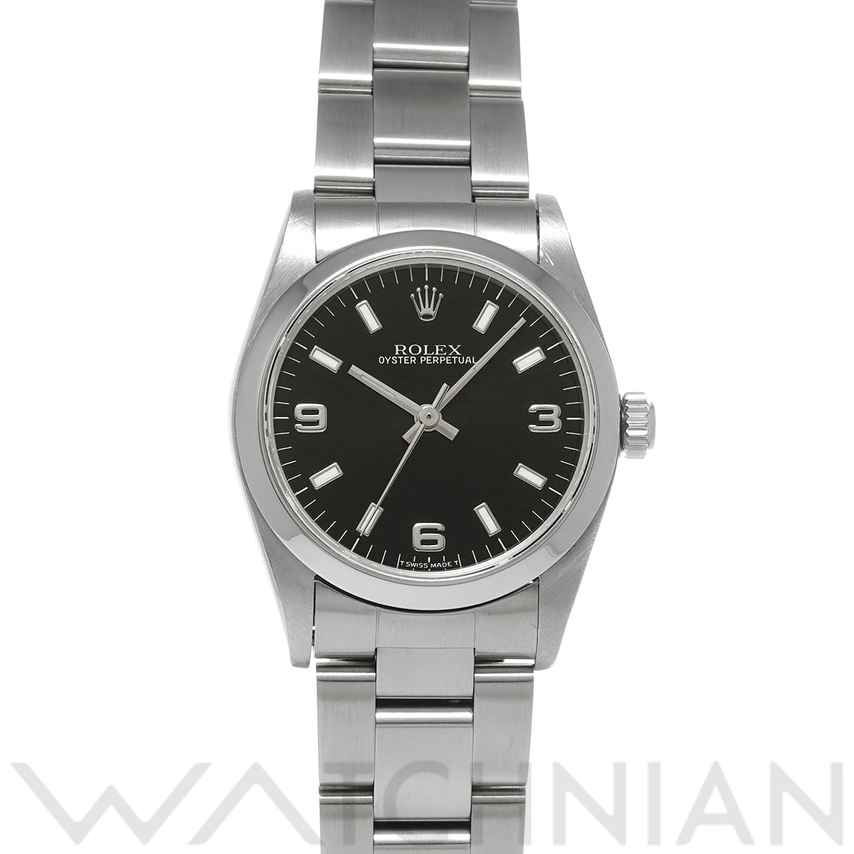 ロレックス オイスターパーペチュアル 67480 ブラック ユニセックス 時計 【中古】【wristwatch】