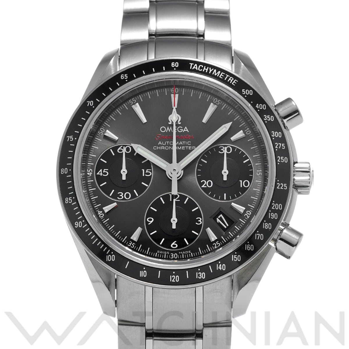 オメガ スピードマスター デイト 323.30.40.40.06.001 グレー/ブラック メンズ 時計 【中古】【wristwatch】