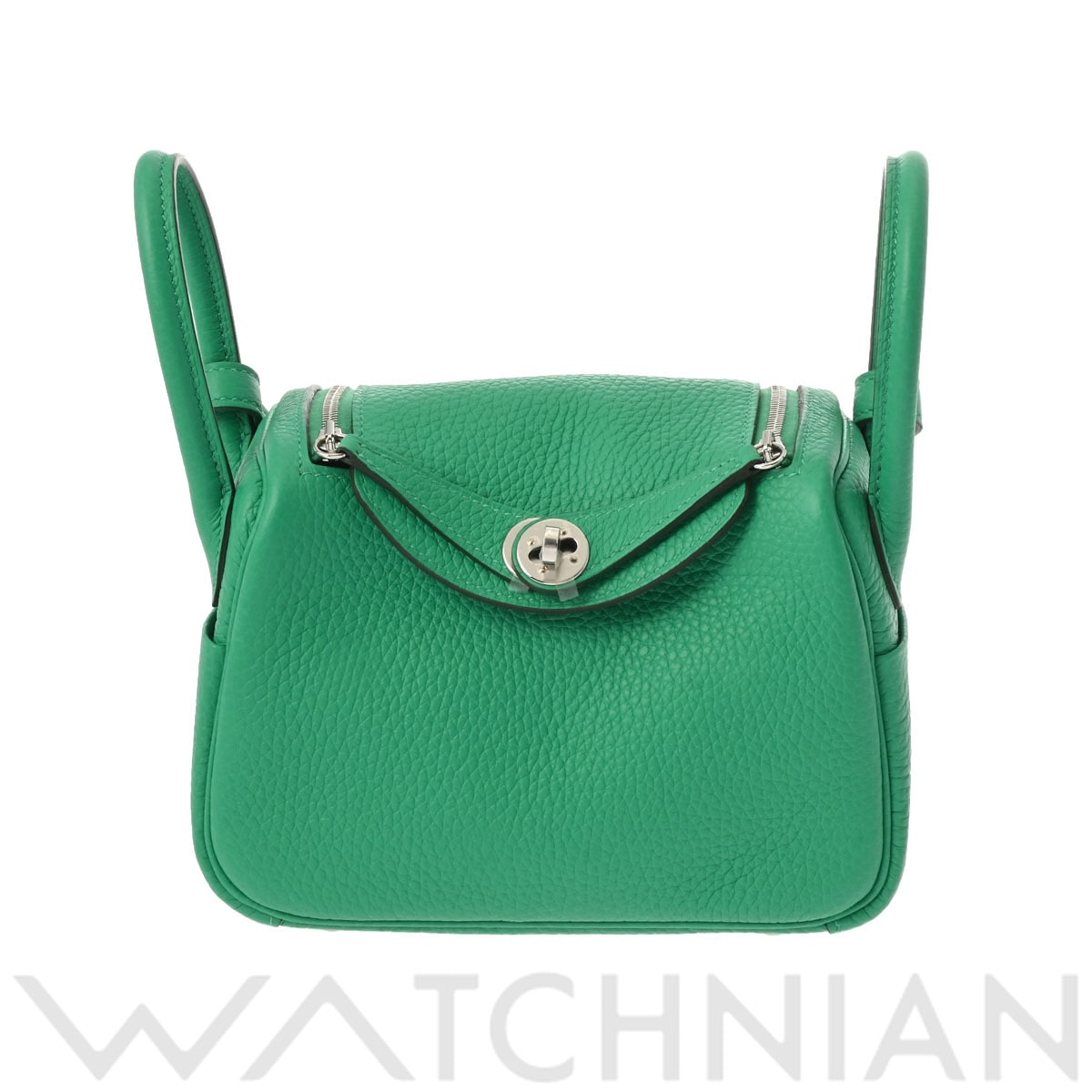 エルメス リンディ ミニ 2WAY ミント/パラジウム金具 トリヨンクレマンス レディース バッグ 【未使用】【bag】