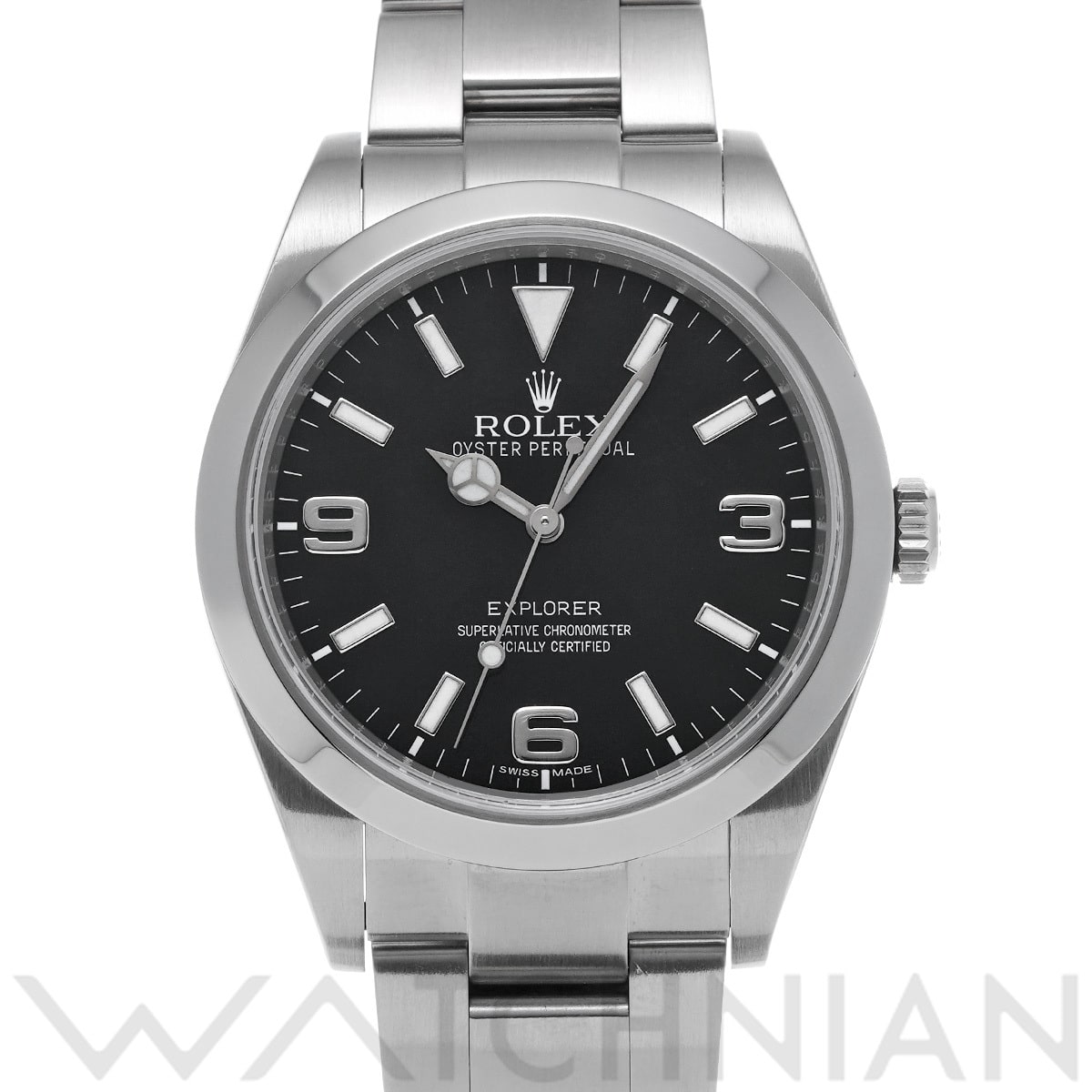 ロレックス エクスプローラー 214270 ブラック メンズ 時計 【中古】【wristwatch】