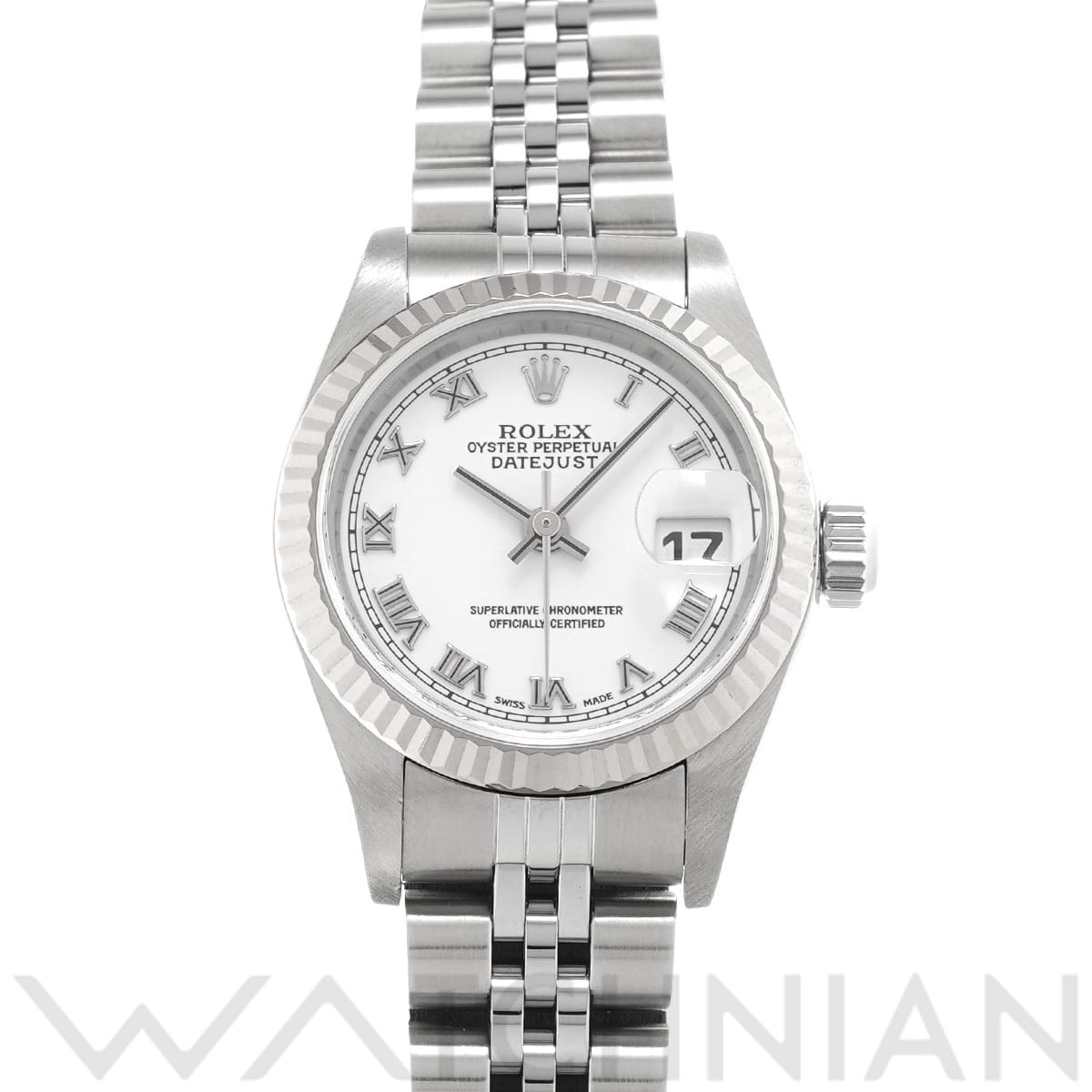 ロレックス デイトジャスト. 79174 ホワイト レディース 時計 【中古】【wristwatch】