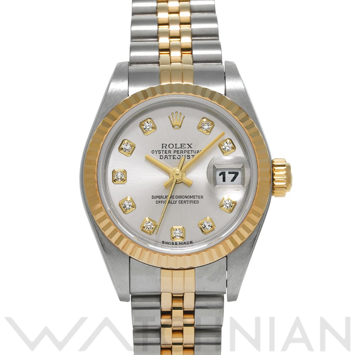 ロレックス デイトジャスト 79173G シルバー/ダイヤモンド レディース 時計 【中古】【wristwatch】