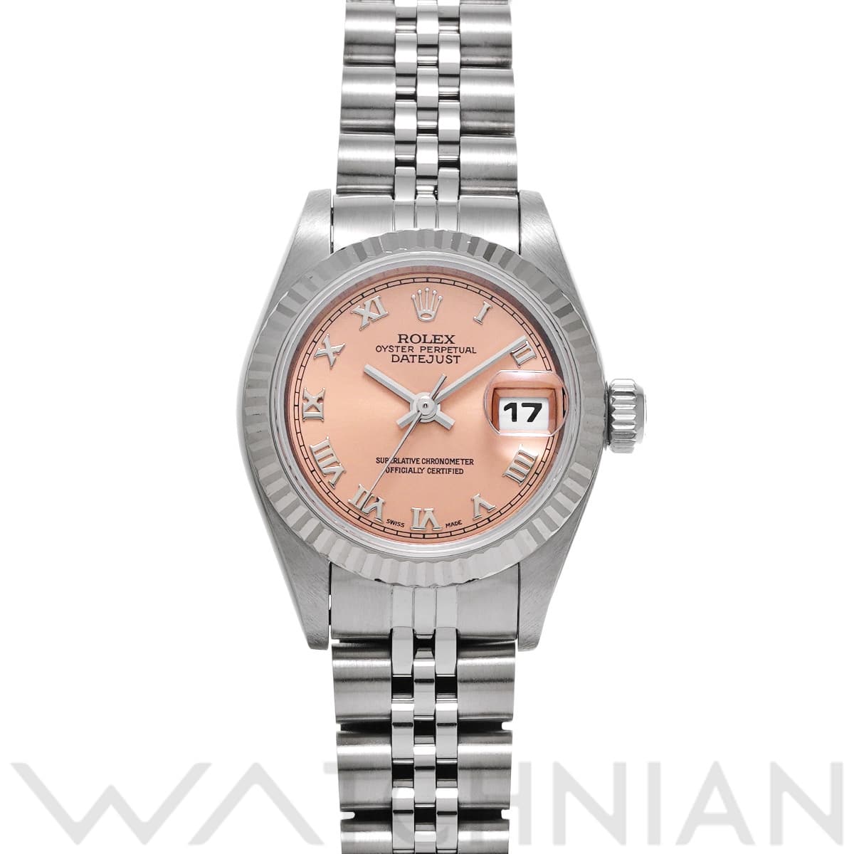 ロレックス デイトジャスト 69174 ピンク レディース 時計 【中古】【wristwatch】