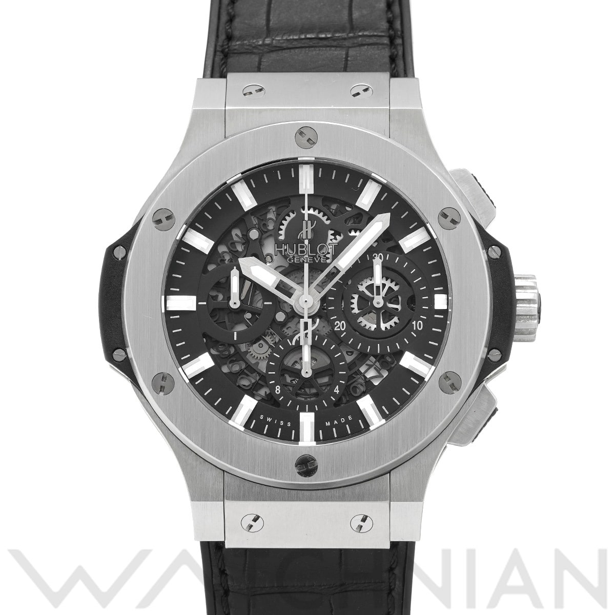 ウブロ ビッグバン アエロバン スチール 311.SX.1170.GR スケルトン メンズ 時計 【中古】【wristwatch】