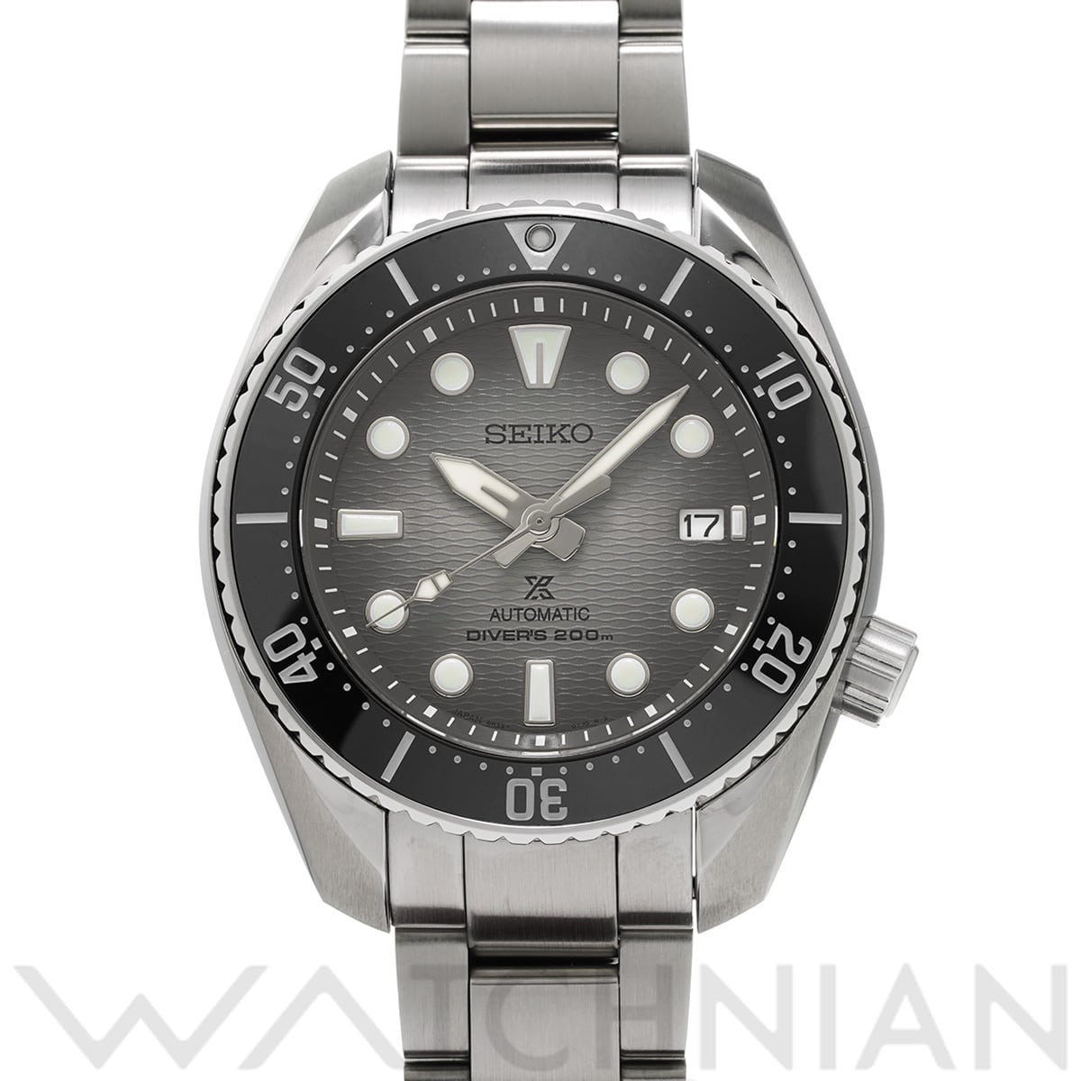 セイコー プロスペックス メカニカル ダイバー スキューバ SBDC177 グレー メンズ 時計 【中古】【wristwatch】