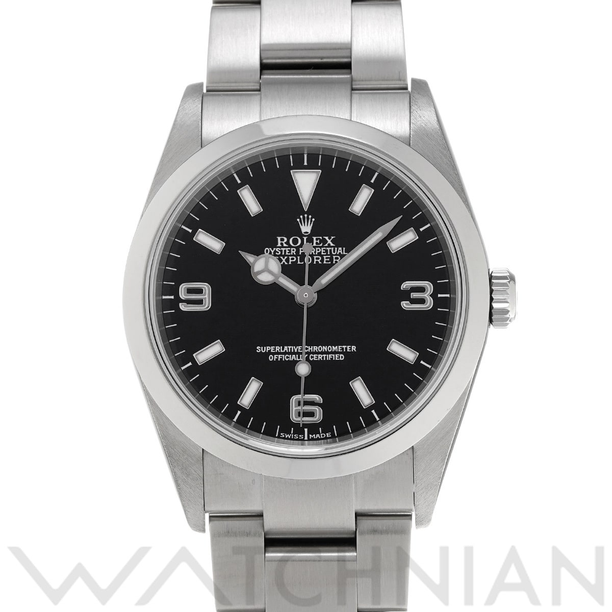 ロレックス エクスプローラー 14270 ブラック メンズ 時計 【中古】【wristwatch】