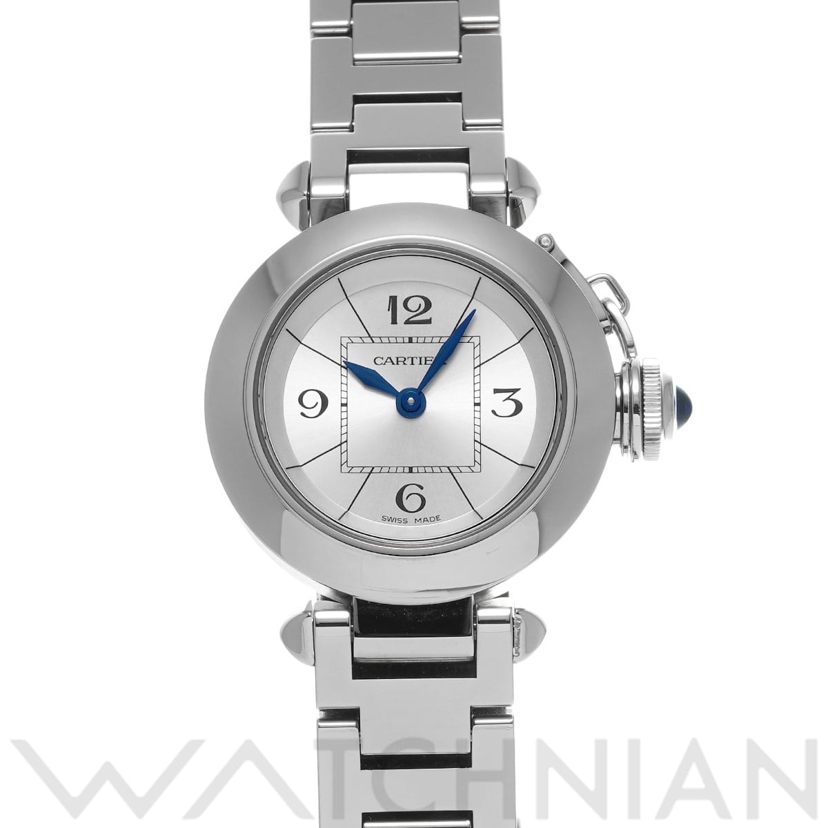 カルティエ ミスパシャ W3140007 シルバー レディース 時計 【中古】【wristwatch】