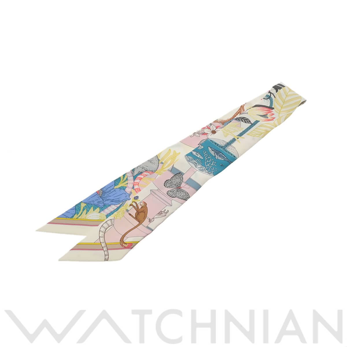 エルメス ツイリー PRECIOUS PARADISE マルチカラー 064094S シルク100％ レディース 【新品】【other】