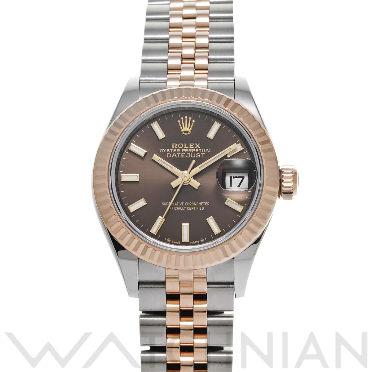 ロレックス レディ デイトジャスト 28 279171 チョコレート レディース 時計 【中古】【wristwatch】