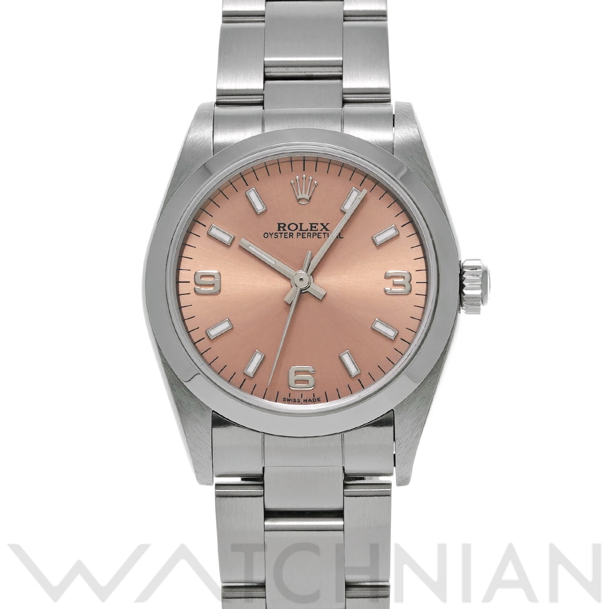 ロレックス オイスターパーペチュアル 77080 ピンク ユニセックス 時計 【中古】【wristwatch】
