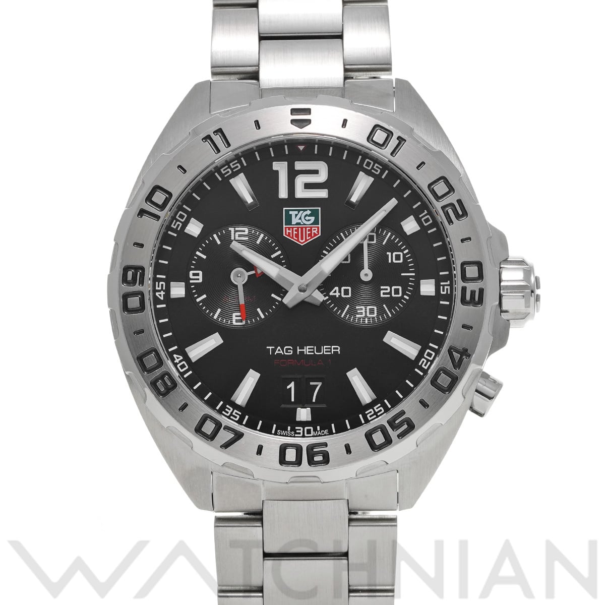 タグ ホイヤー フォーミュラ1 クォーツ WAZ111A.BA0875 ブラック メンズ 時計 【中古】【wristwatch】