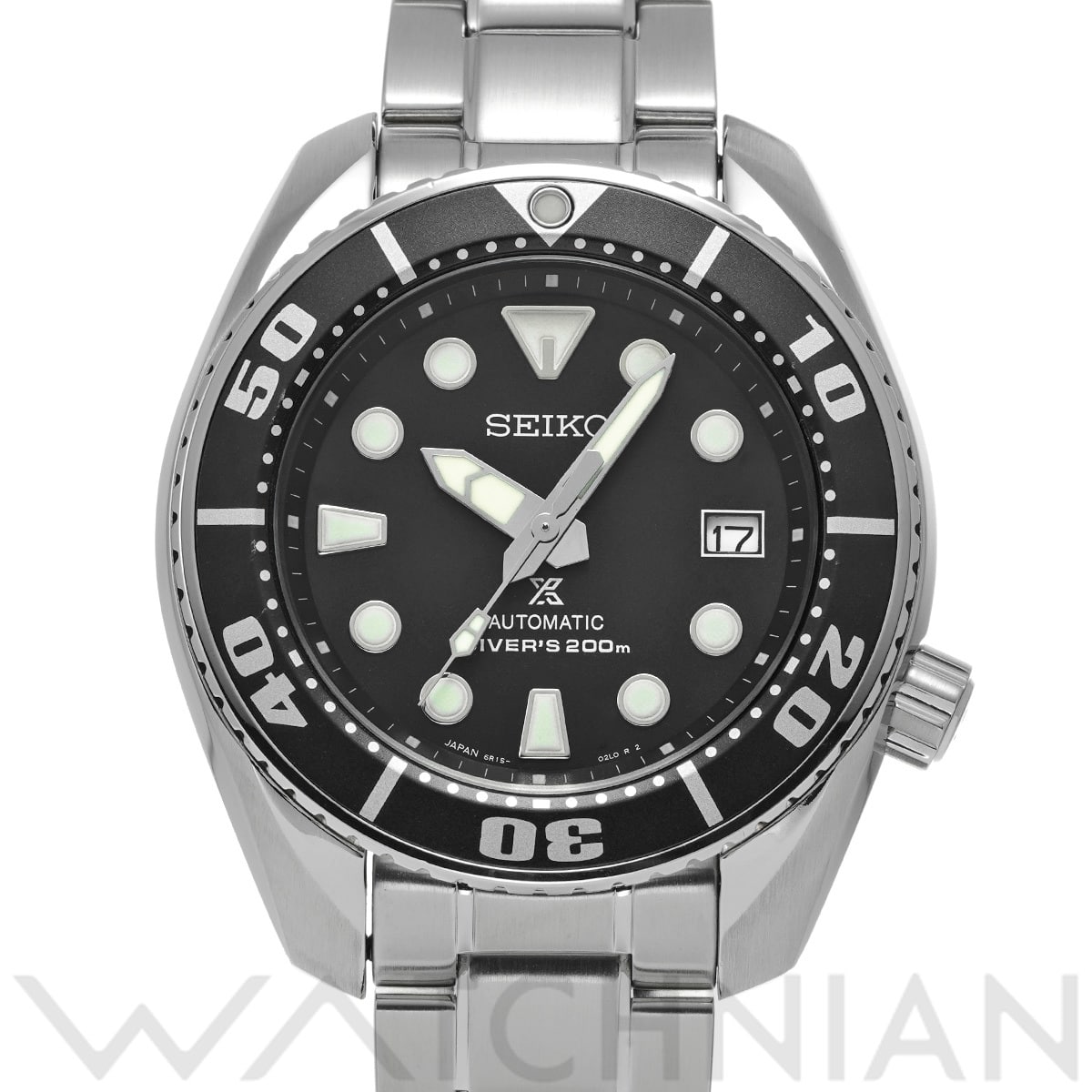 セイコー プロスペックス ダイバースキューバ SBDC031 ブラック メンズ 時計 【中古】【wristwatch】