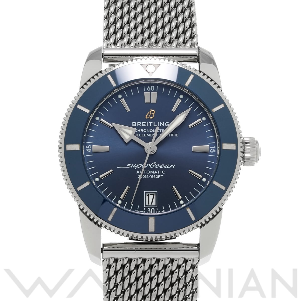 ブライトリング スーパーオーシャン ヘリテージ B20 オートマチック 42 AB2010161C1A1 ブルー メンズ 時計 【中古】【wristwatch】