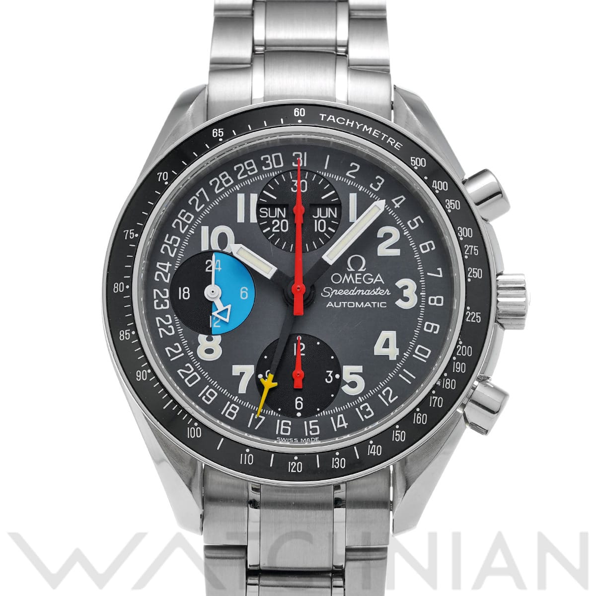 オメガ スピードマスター マーク40 AM/PM 3520.53 グレー/ブラック メンズ 時計 【中古】【wristwatch】