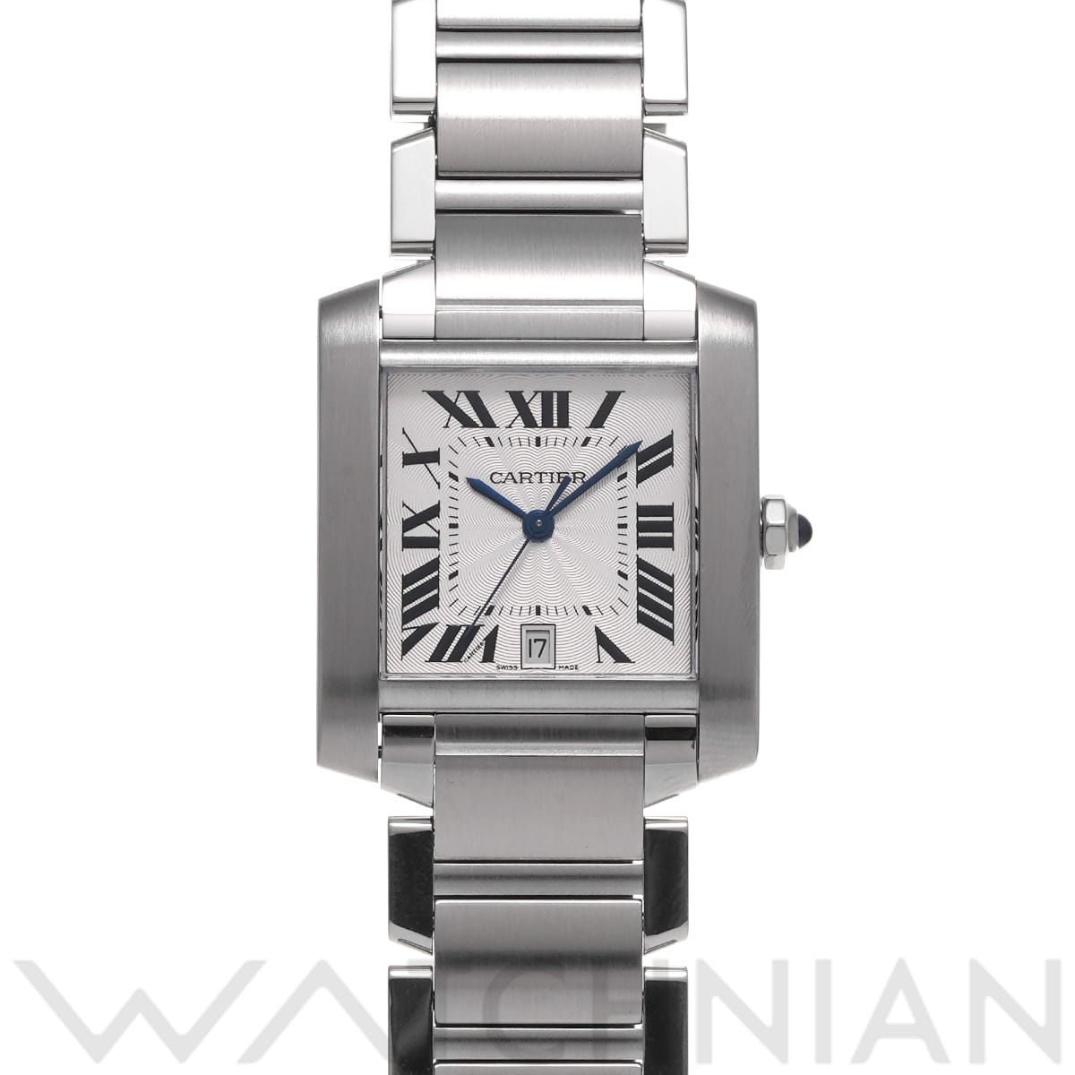 カルティエ タンク フランセーズ LM W51002Q3 シルバー メンズ 時計 【中古】【wristwatch】