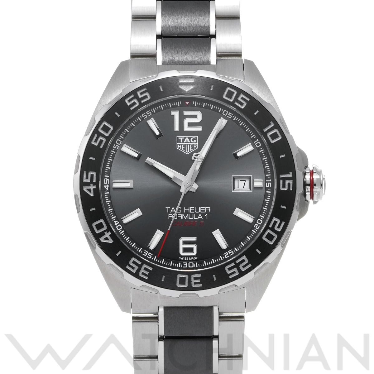 タグ ホイヤー フォーミュラ1 キャリバー5 WAZ2011.BA0843 グレー メンズ 時計 【中古】【wristwatch】
