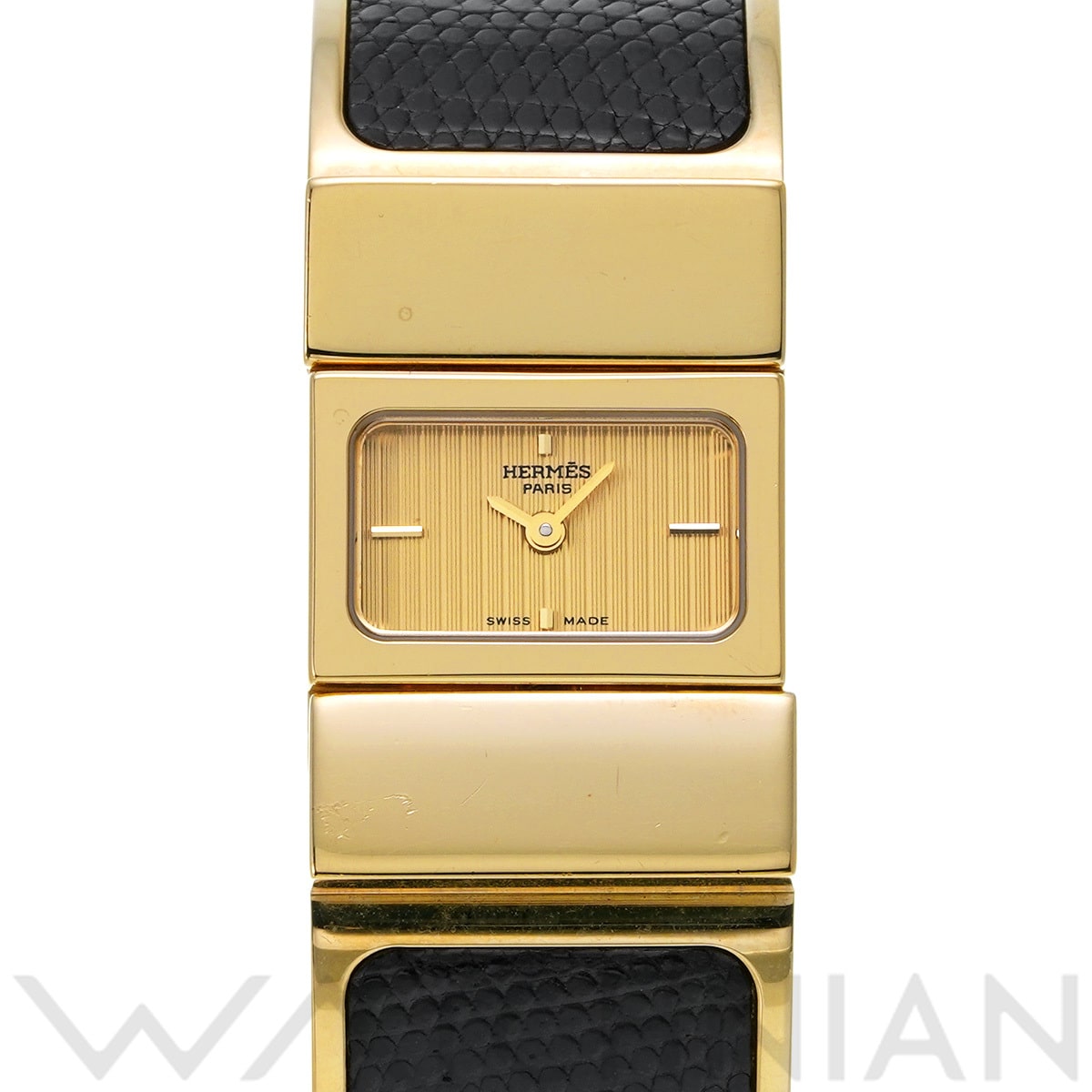 エルメス ロケ LO1.201 シャンパン レディース 時計 【中古】【wristwatch】