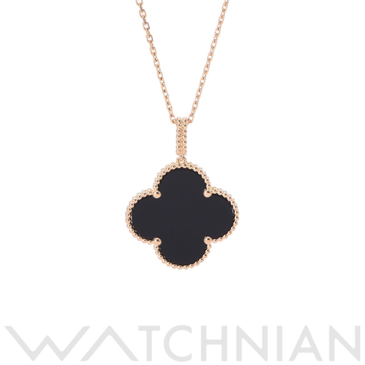 ヴァン クリーフ&アーペル マジックアルハンブラ ネックレス ゴールド K18イエローゴールド YG レディース ジュエリー 【中古】【jewelry】