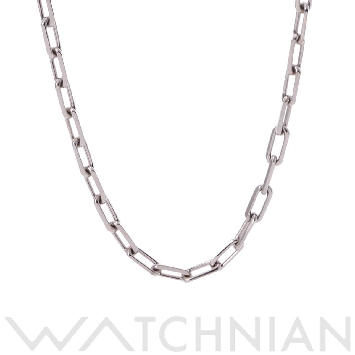 カルティエ サンスドゥカルティエ ネックレス LM シルバー K18ホワイトゴールド WG レディース ジュエリー 【中古】【jewelry】