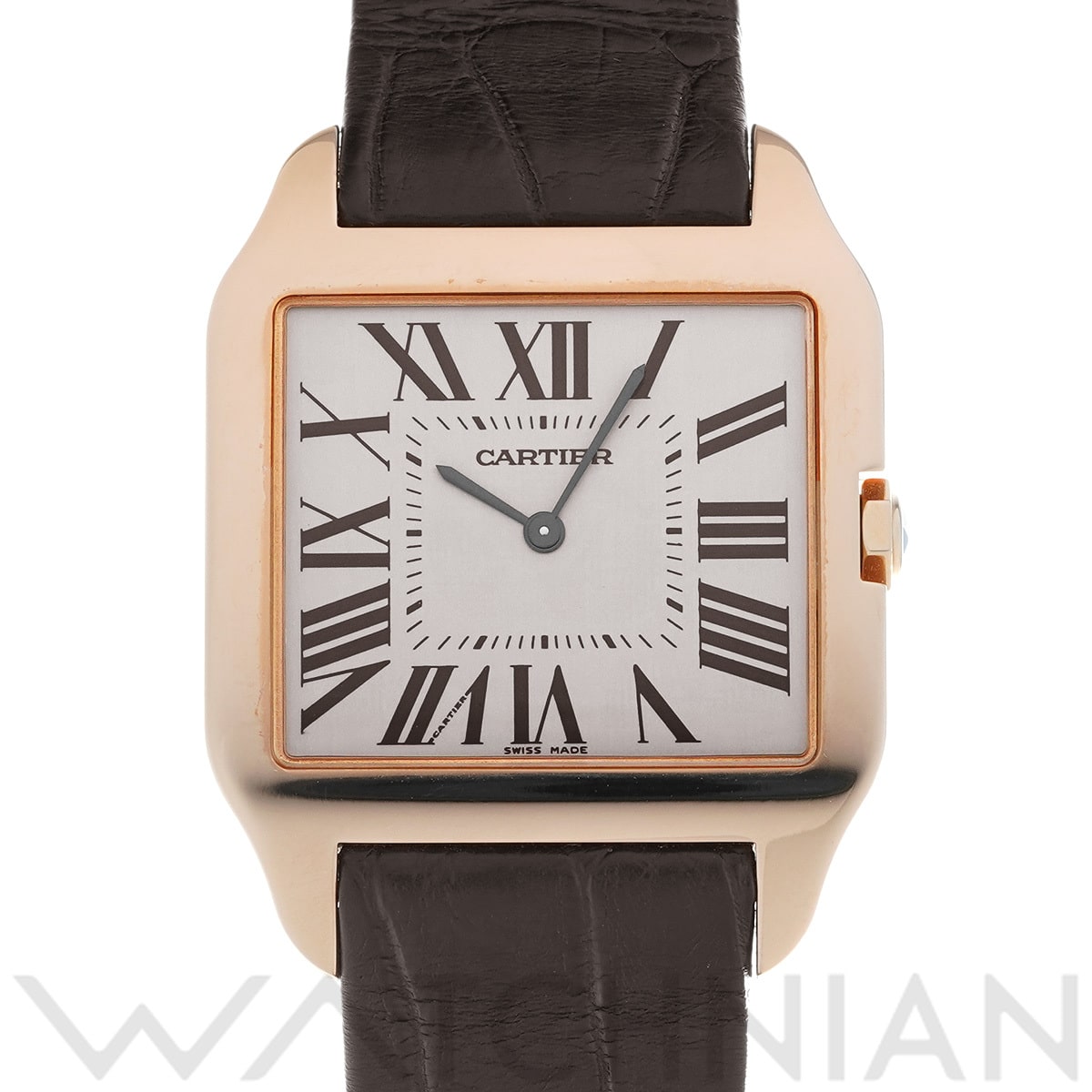 カルティエ サントス デュモン LM W2006951 シルバー メンズ 時計 【中古】【wristwatch】