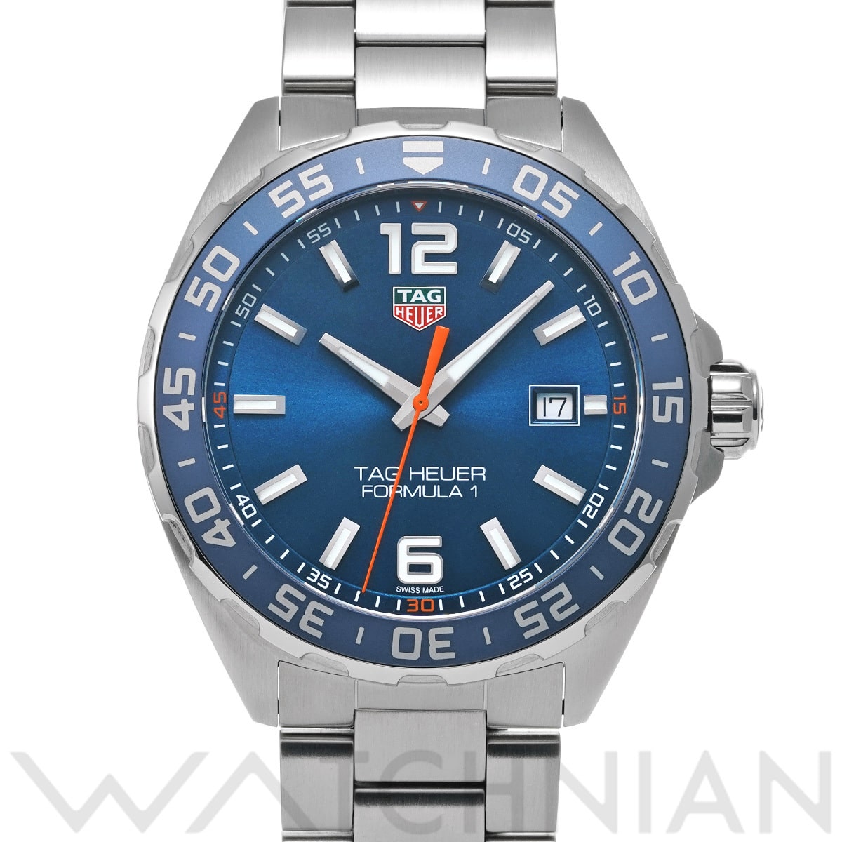 タグ ホイヤー フォーミュラ1 クォーツ WAZ1010.BA0842 ブルー メンズ 時計 【中古】【wristwatch】