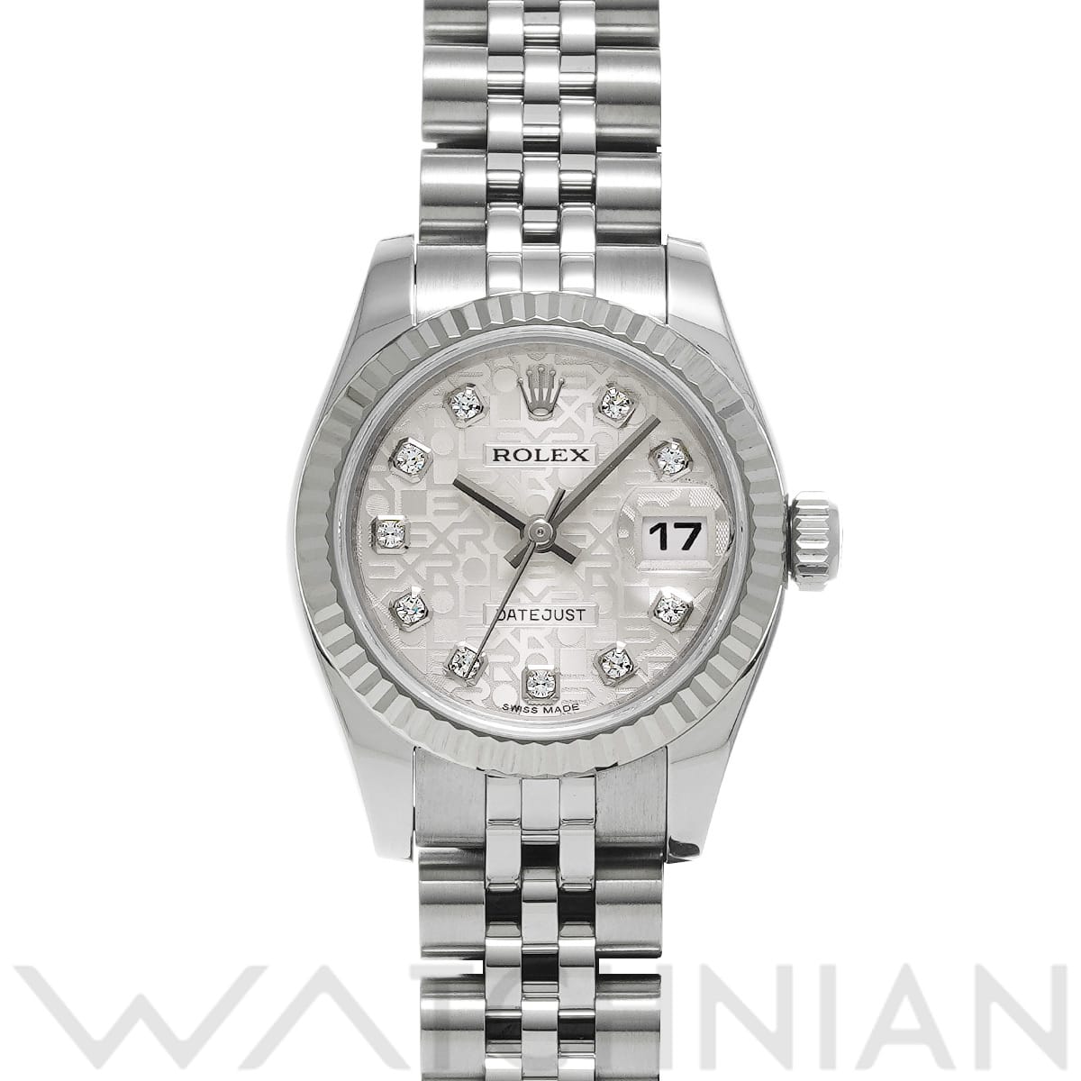 ロレックス デイトジャスト 179174G シルバーコンピュータ/ダイヤモンド レディース 時計 【中古】【wristwatch】