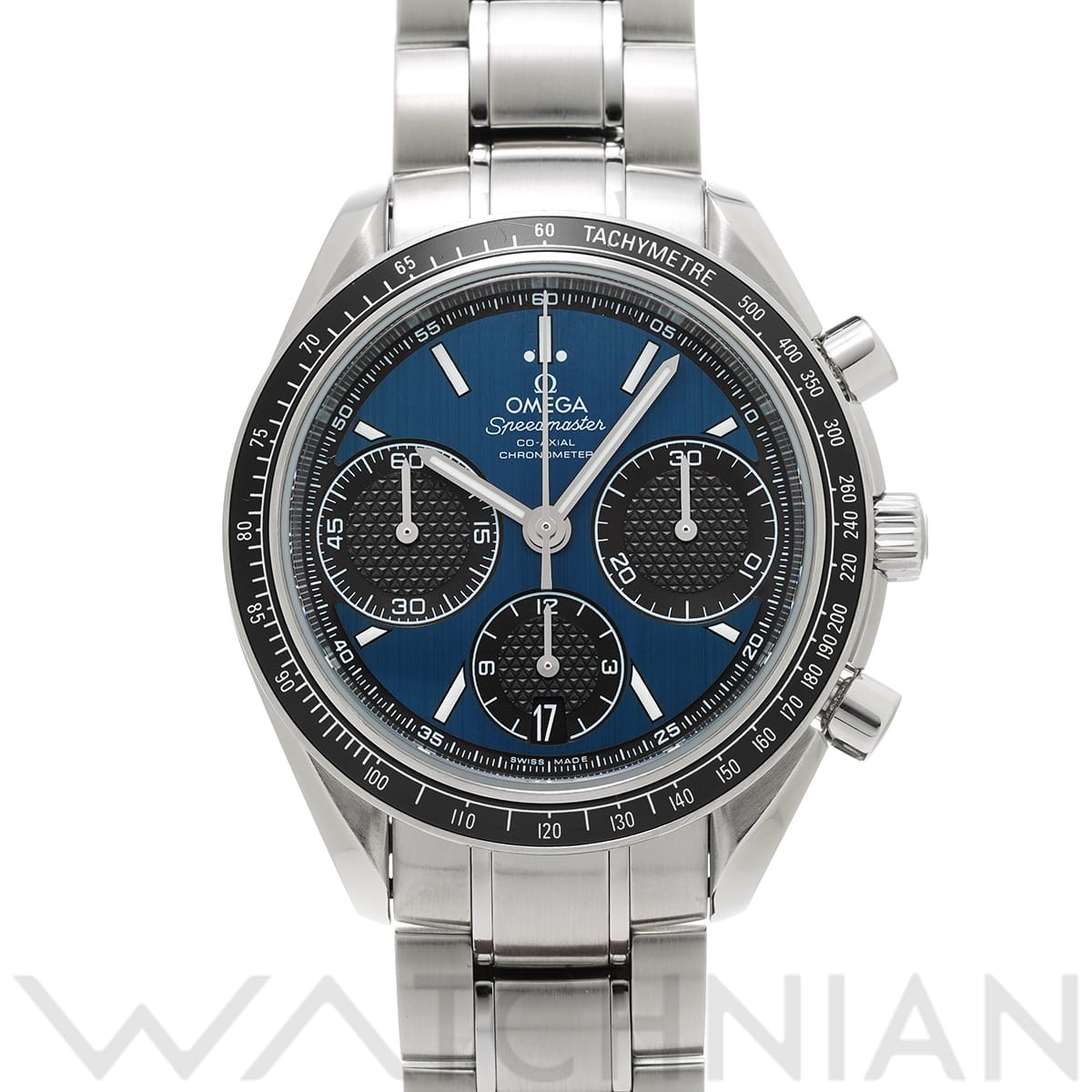 オメガ スピードマスター レーシング コーアクシャル 326.30.40.50.03.001 ブルー/ブラック メンズ 時計 【中古】【wristwatch】