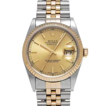ロレックス デイトジャスト 16233 シャンパン メンズ 時計 【中古】【wristwatch】