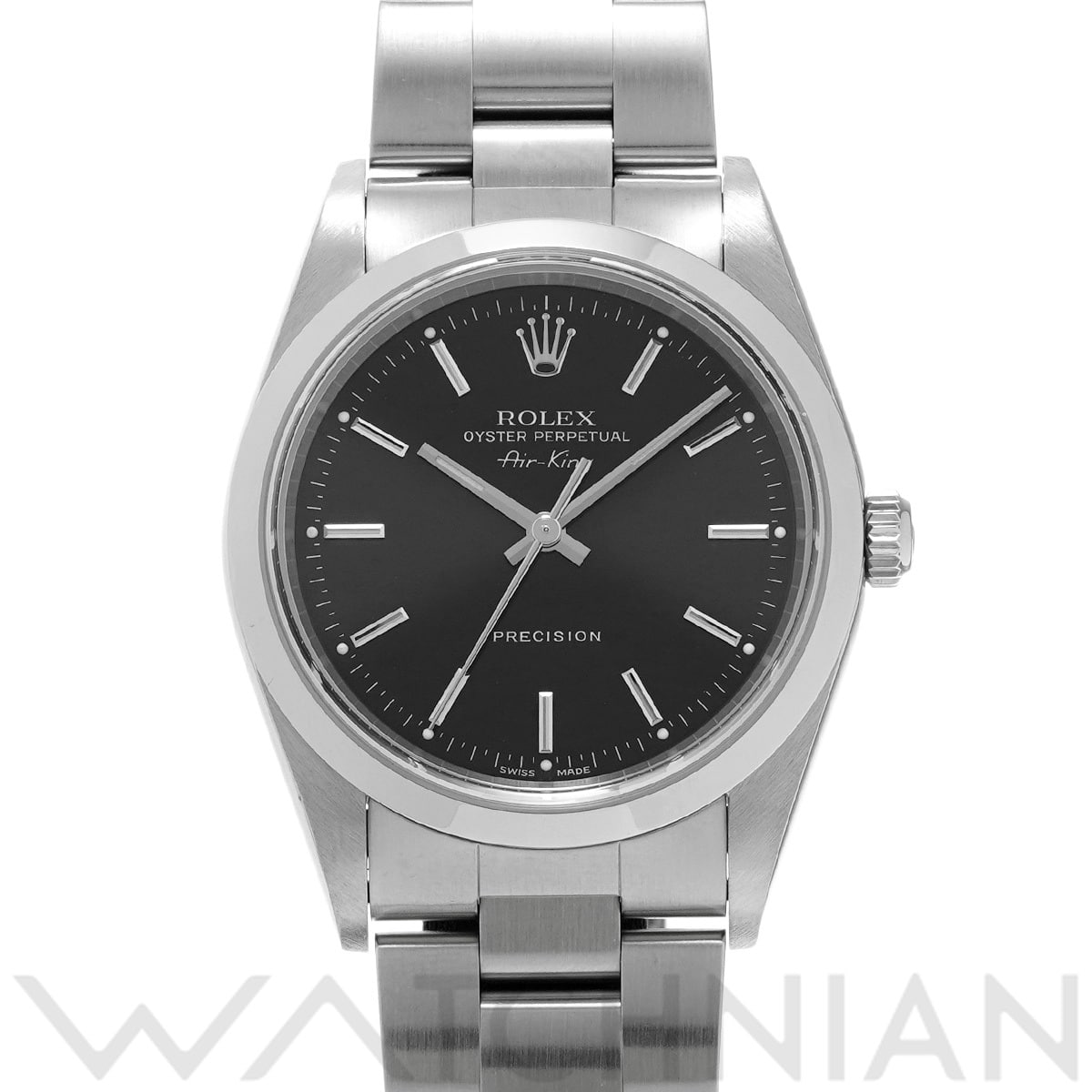 ロレックス エアキング 14000M ブラック メンズ 時計 【中古】【wristwatch】