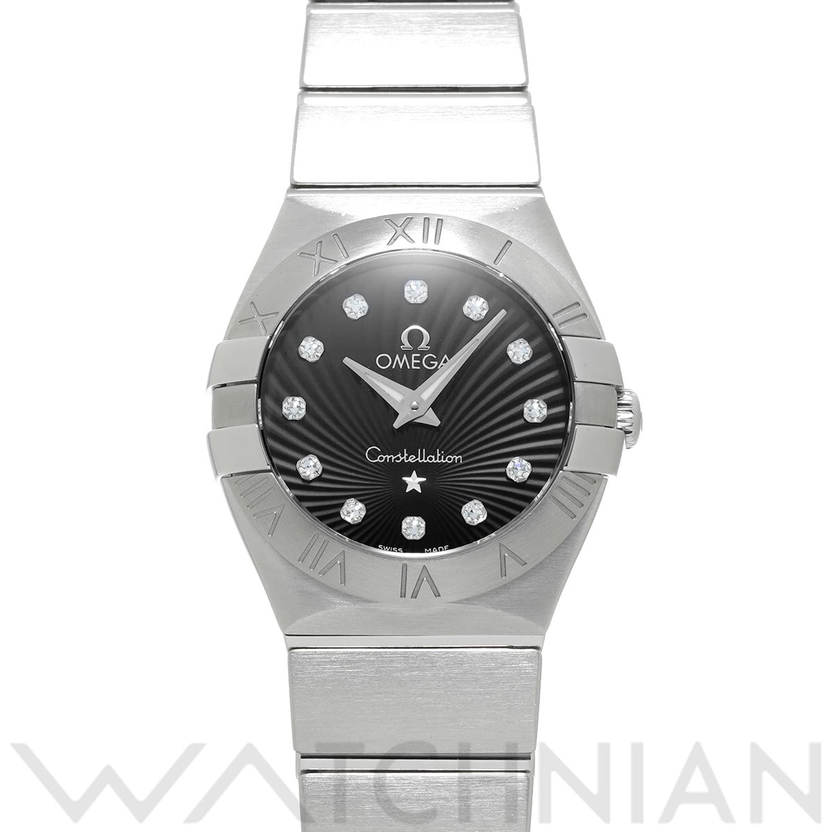 オメガ コンステレーション 123.10.24.60.51.001 ブラック/ダイヤモンド レディース 時計 【中古】【wristwatch】