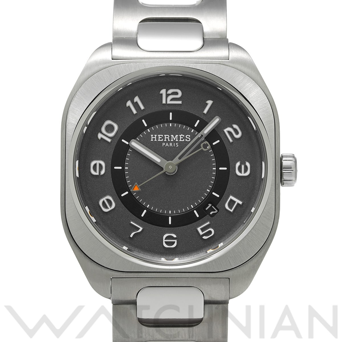 エルメス H08 SP1.741 グレー メンズ 時計 【中古】【wristwatch】