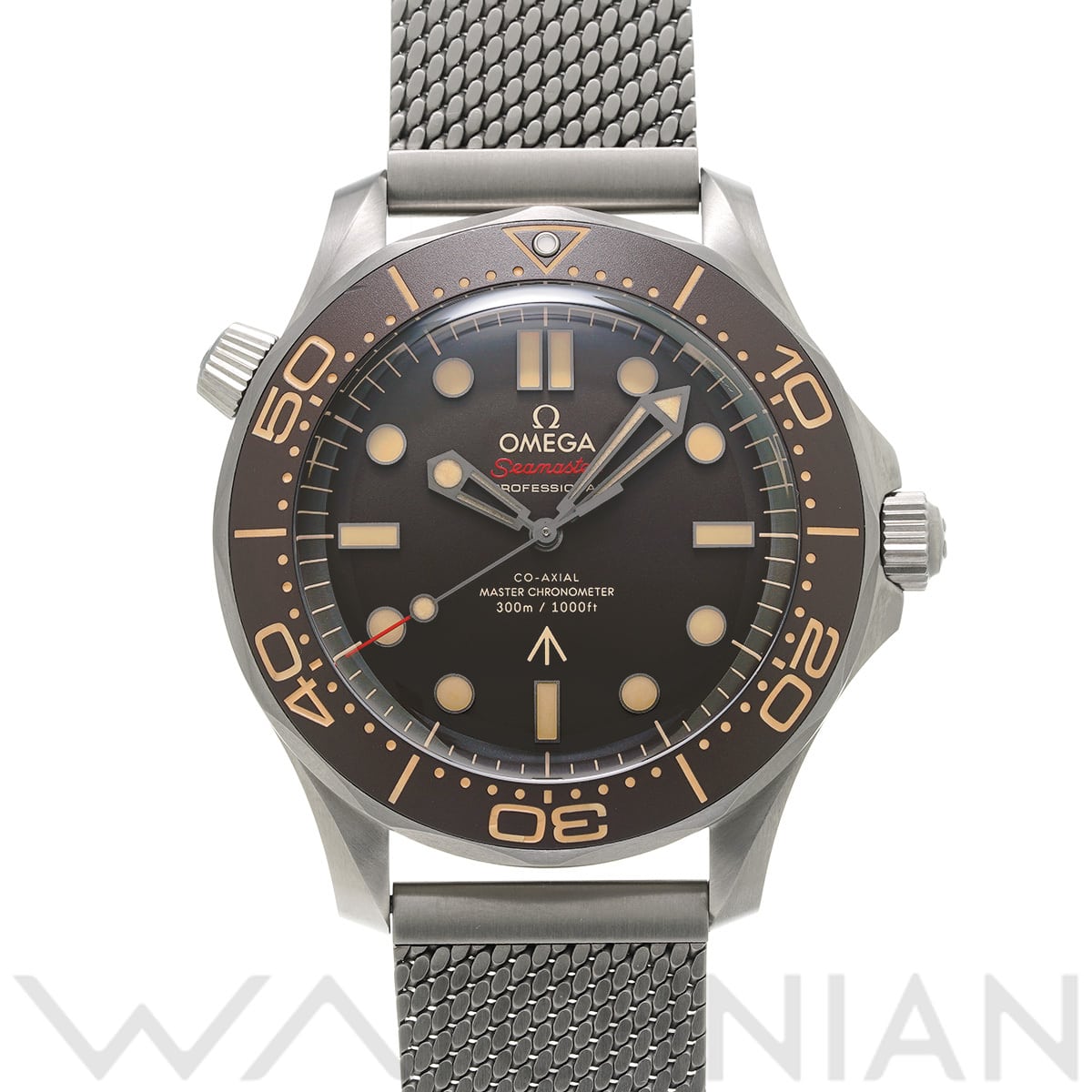 オメガ シーマスター ダイバー300 コーアクシャル マスタークロノメーター 007 210.92.42.20.01.001 ブラウン メンズ 時計 【中古】【wristwatch】