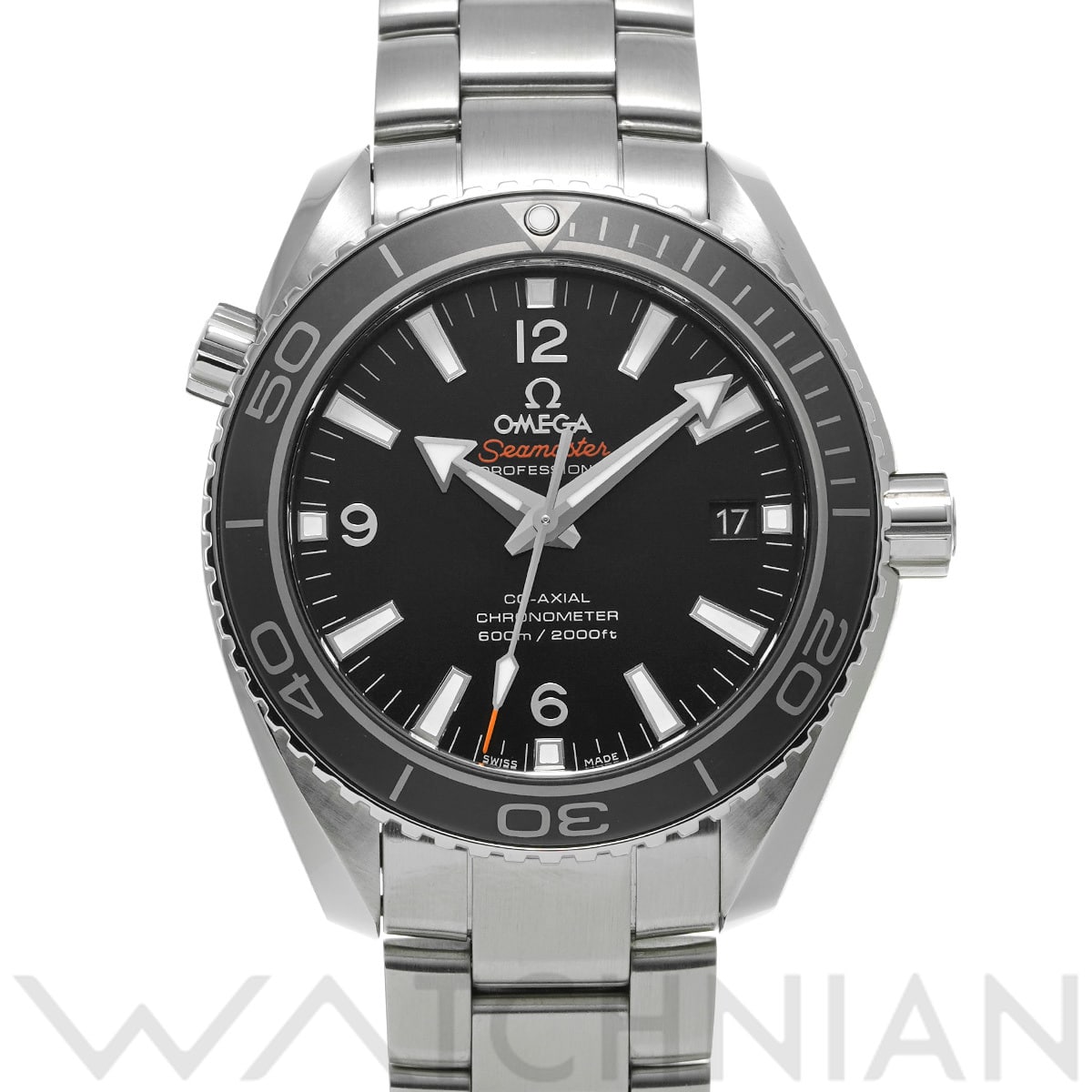 オメガ シーマスター プラネットオーシャン 600 コーアクシャル 232.30.42.21.01.001 ブラック メンズ 時計 【中古】【wristwatch】
