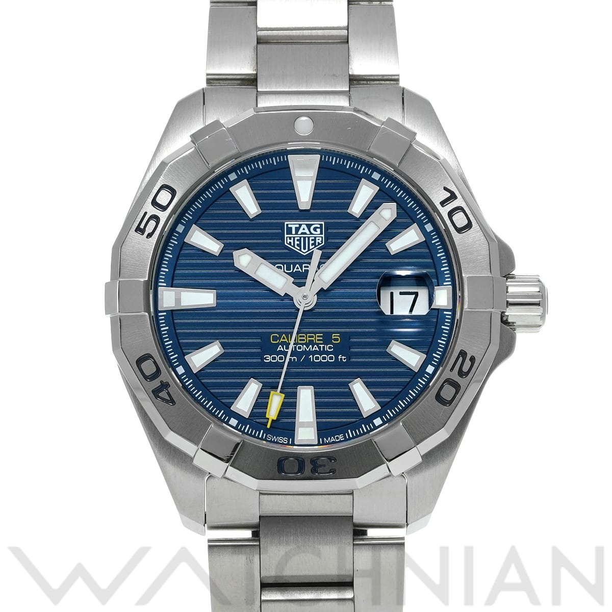 タグ ホイヤー アクアレーサー キャリバー5 WBD2112.BA0928 ブルー メンズ 時計 【中古】【wristwatch】