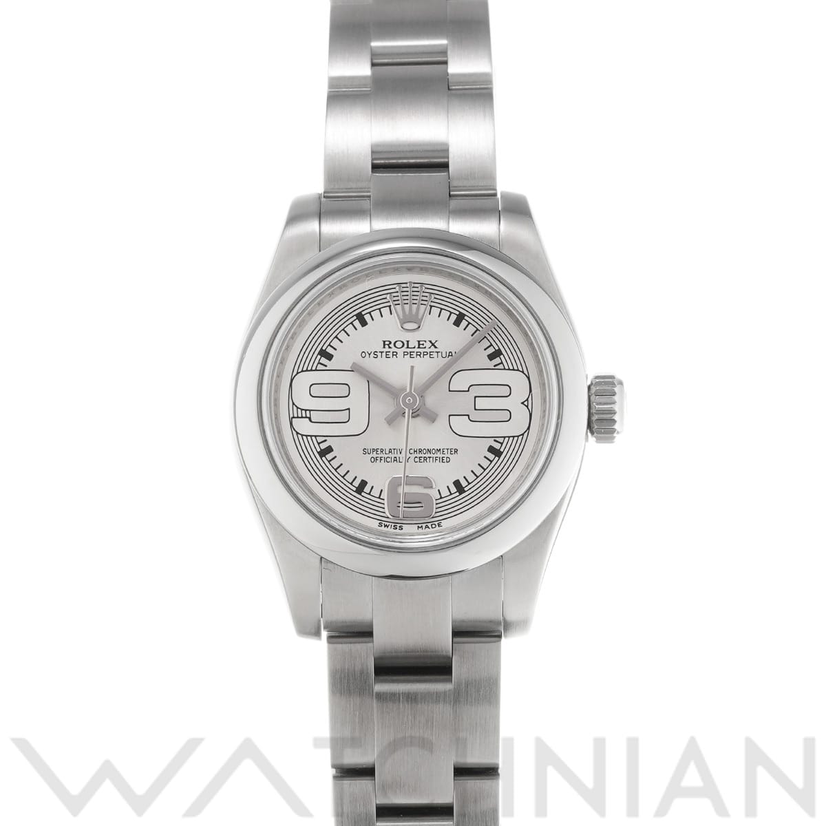 ロレックス オイスターパーペチュアル 26 176200 シルバー レディース 時計 【中古】【wristwatch】