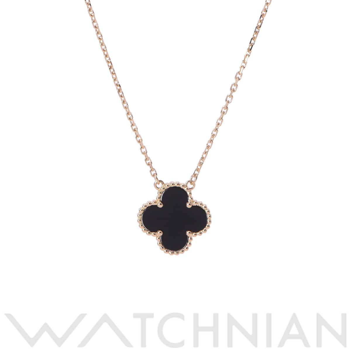 ヴァン クリーフ&アーペル ヴィンテージアルハンブラネックレス ゴールド K18イエローゴールド YG レディース ジュエリー 【中古】【jewelry】