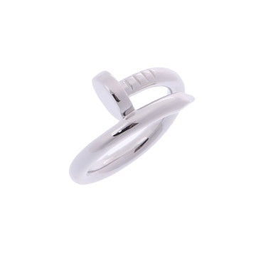 カルティエ ジュストアンクルリング #51 シルバー CRB4099251 K18ホワイトゴールド WG レディース ジュエリー 【中古】【jewelry】