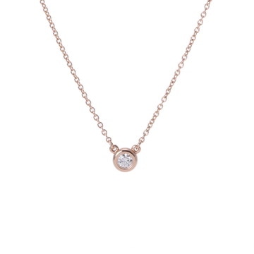 ティファニー バイザヤードネックレス ゴールド K18ピンクゴールド PG レディース ジュエリー 【中古】【jewelry】