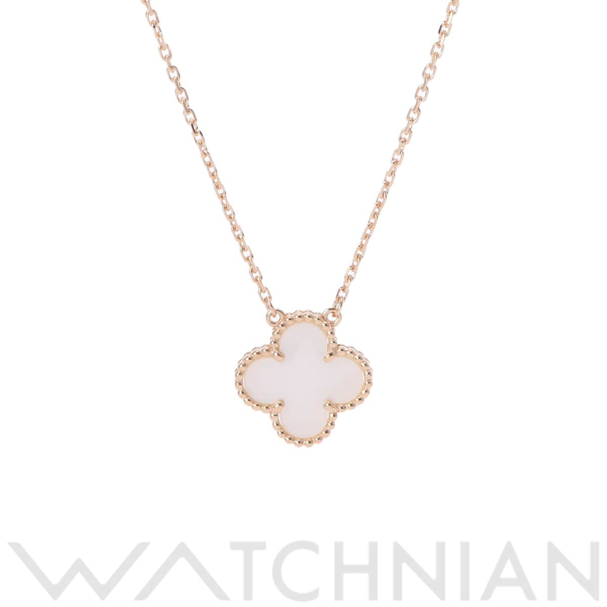 ヴァン クリーフ&アーペル ヴィンテージアルハンブラネックレス ゴールド VCARA45900 K18イエローゴールド YG レディース ジュエリー 【中古】【jewelry】