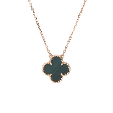 ヴァン クリーフ&アーペル ヴィンテージアルハンブラ ネックレス ゴールド VCARO9VA00 K18イエローゴールド YG レディース ジュエリー 【中古】【jewelry】