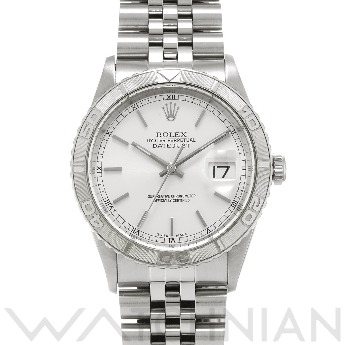 ロレックス デイトジャスト 36 サンダーバード 16264 シルバー メンズ 時計 【中古】【wristwatch】