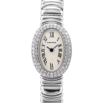 カルティエ ミニ ベニュワール WB5095L2 シルバー レディース 時計 【中古】【wristwatch】