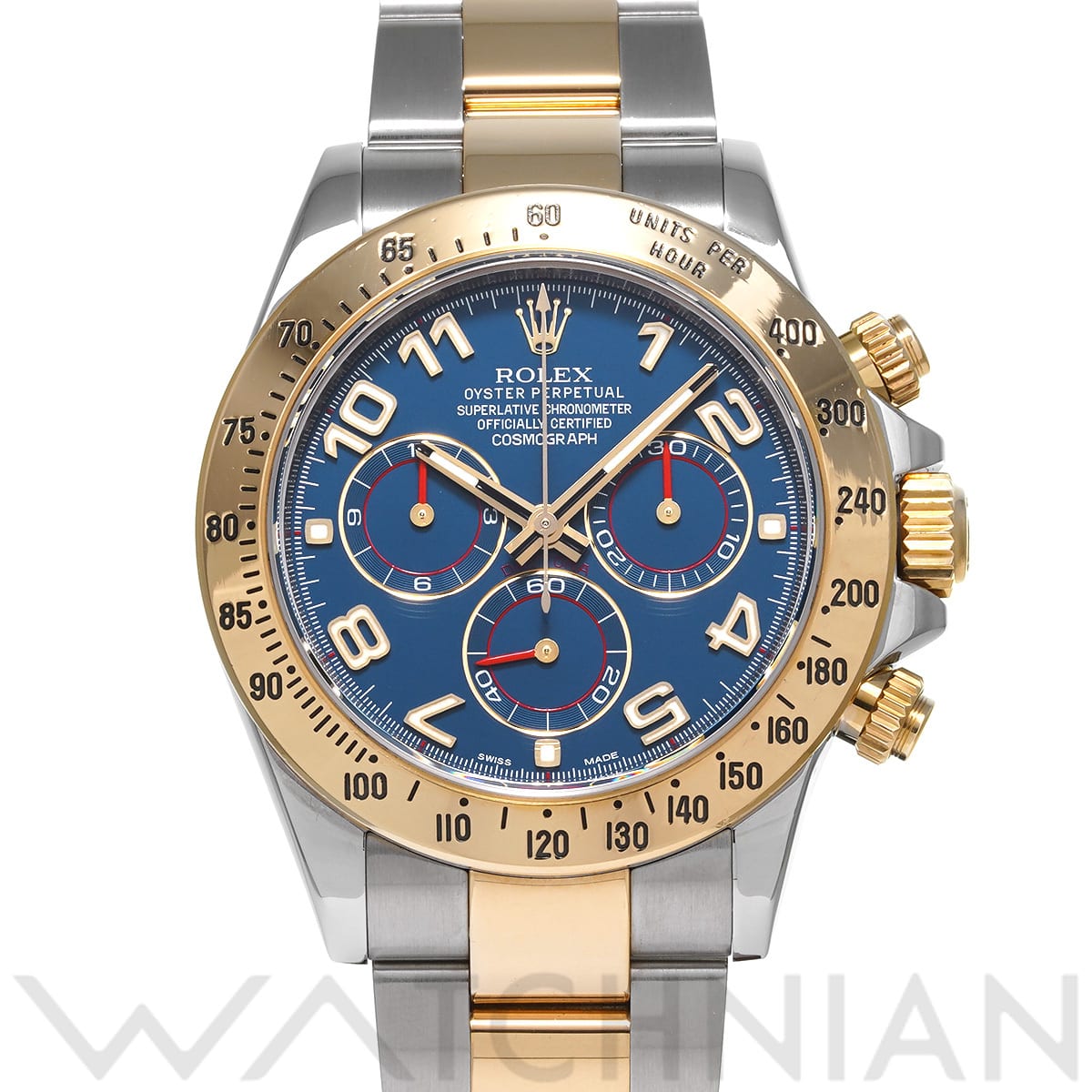 ロレックス コスモグラフ デイトナ 116523 ブルー メンズ 時計 【中古】【wristwatch】