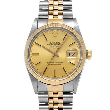 ロレックス デイトジャスト 16013 シャンパン メンズ 時計 【中古】【wristwatch】