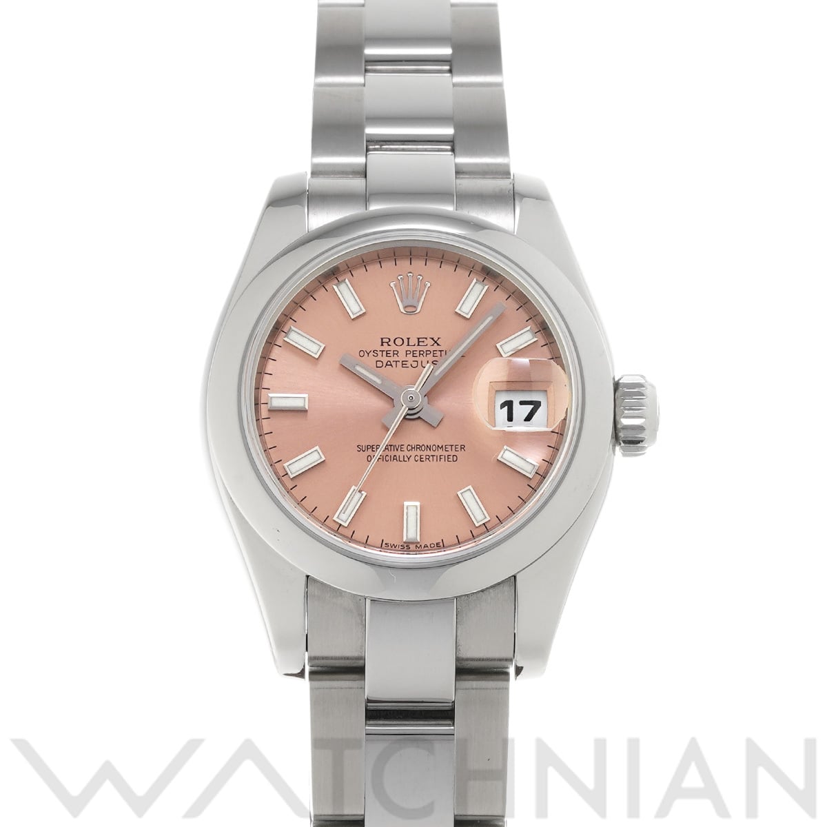 ロレックス デイトジャスト 179160 ピンク レディース 時計 【中古】【wristwatch】