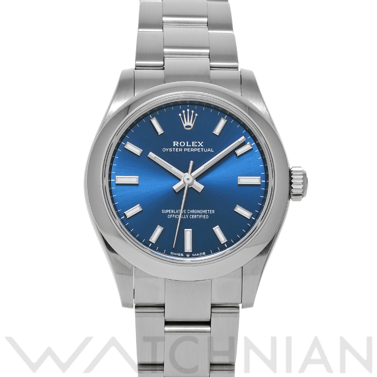 ロレックス オイスターパーペチュアル 31 277200 ブライトブルー ユニセックス 時計 【中古】【wristwatch】