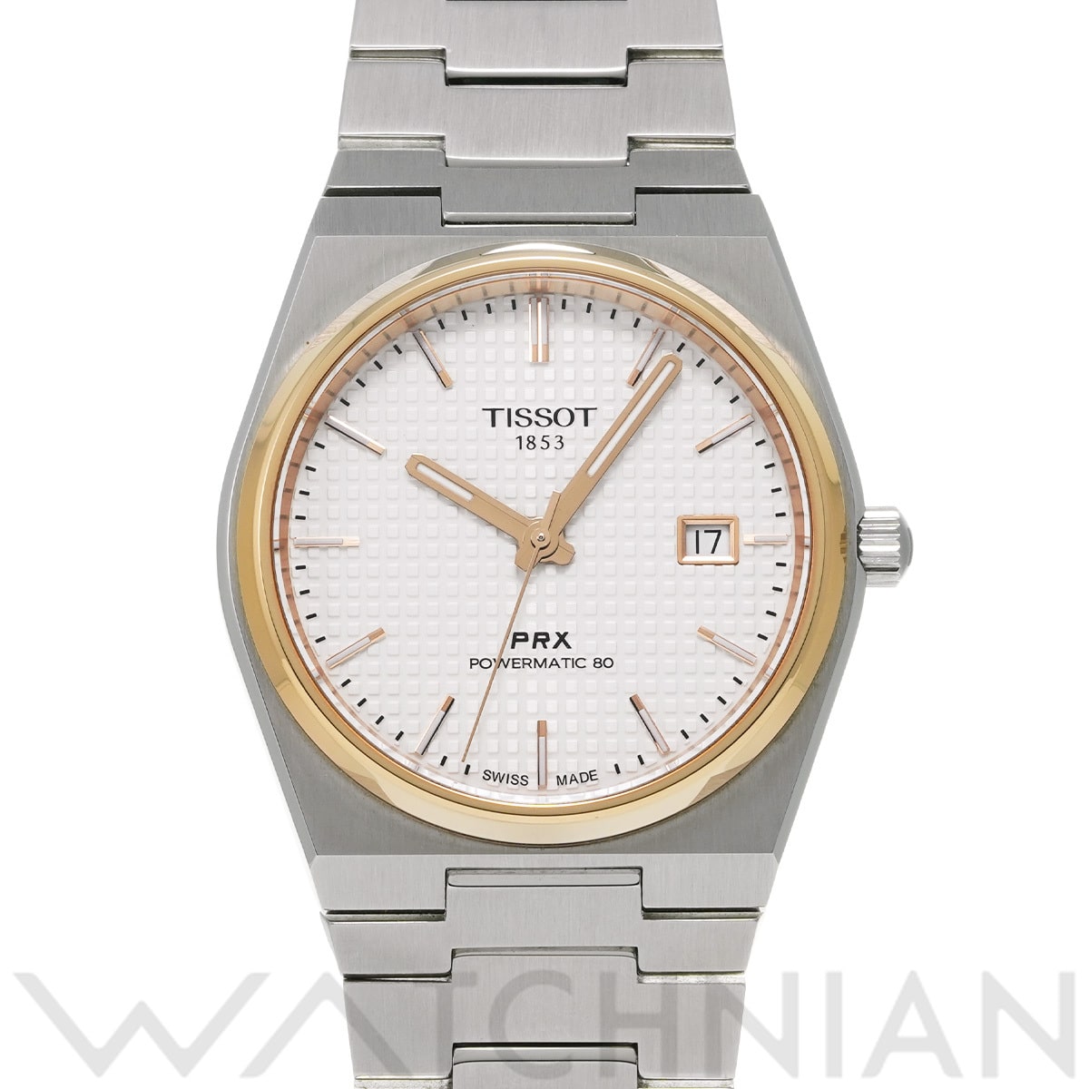 ティソ PRX パワーマティック 80 T137.407.21.031.00 シルバー メンズ 時計 【中古】【wristwatch】