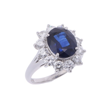 タサキ サファイアリング シルバー Pt900プラチナ レディース ジュエリー 【中古】【jewelry】