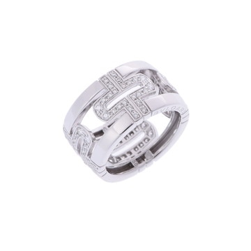 ブルガリ パレンテシリング #50 シルバー K18ホワイトゴールド WG レディース ジュエリー 【中古】【jewelry】