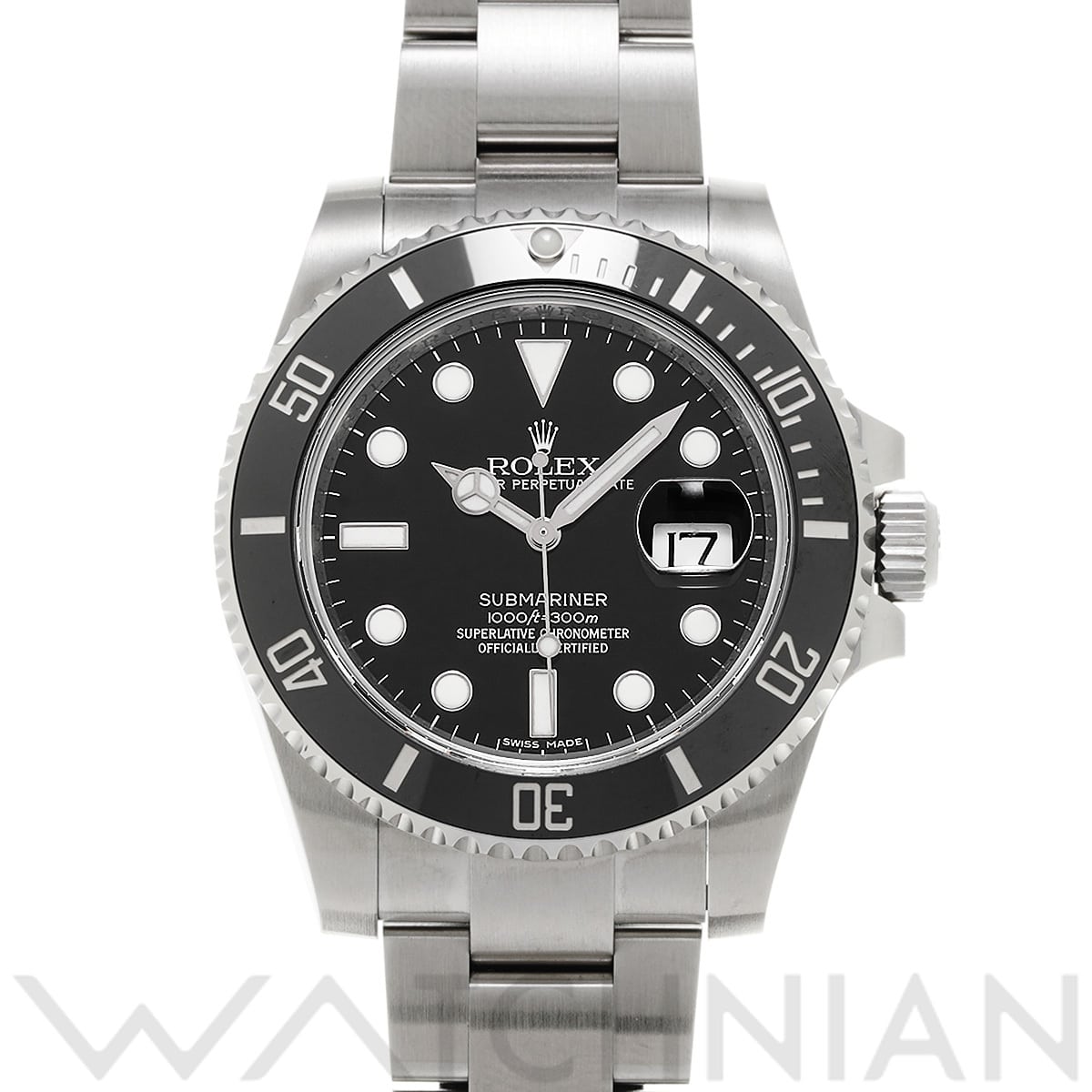 ロレックス サブマリーナ デイト 116610LN ブラック メンズ 時計 【中古】【wristwatch】